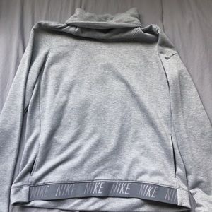 Gray nike turtle neck sweater